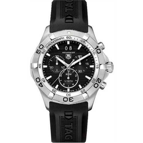TAG Heuer Aquaracer 300M Quartz Chronograph 43 Stainless Steel / Black / Rubber